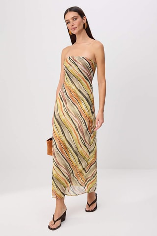 Robe bustier - Multicolore