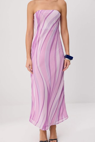 Vestido-caicai - Rosa e multicor