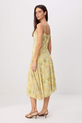 Vestido midi - Amarelo