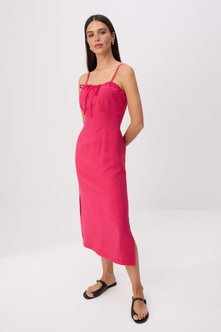 Robe midi - Rouge