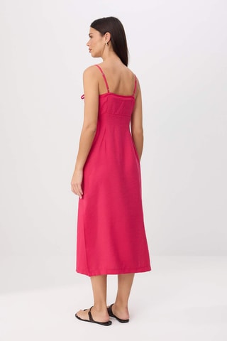 Robe midi - Rouge