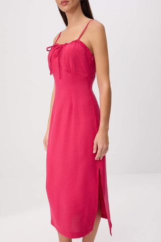 Robe midi - Rouge