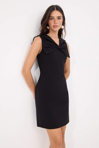 Vestido direito - Preto
