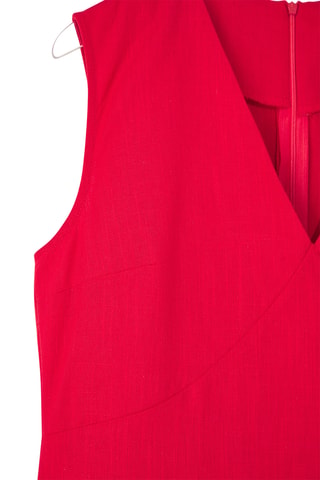 Vestido direito - Vermelho