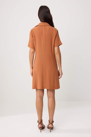 Vestido-camisa - Laranja