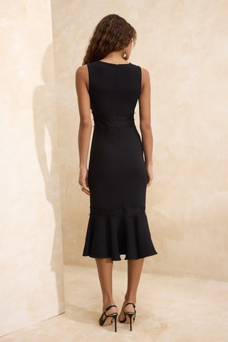 Robe fourreau - Noir