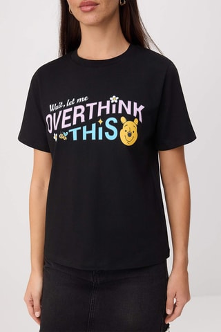 T-shirt regular Winnie the Pooh Disney - Preto
