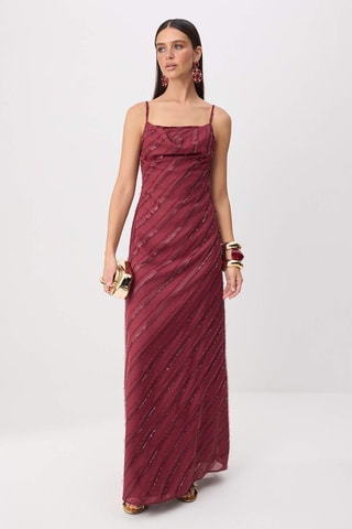 Robe longue - Bordeaux