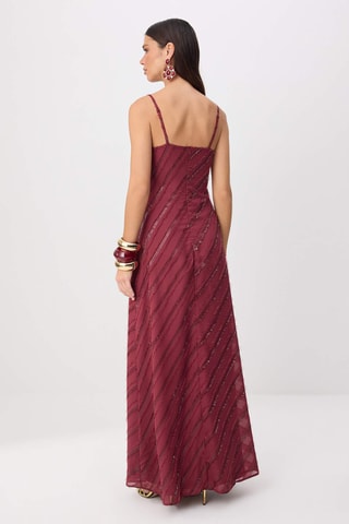 Robe longue - Bordeaux