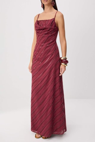 Robe longue - Bordeaux