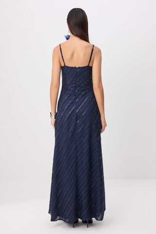 Robe longue - Bleu marine