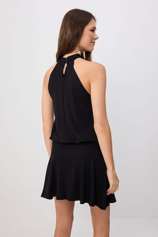 Vestido estilo patinadora - Preto