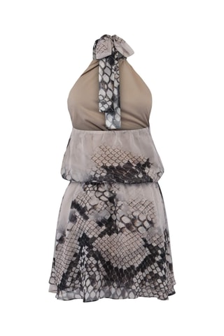 Vestido estilo patinadora - Multicor