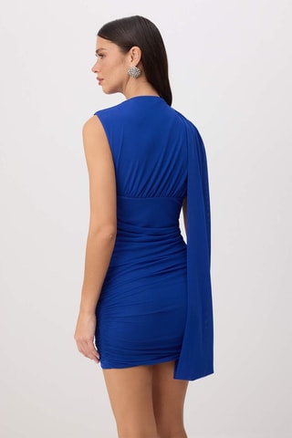 Vestido justo - Azul-escuro