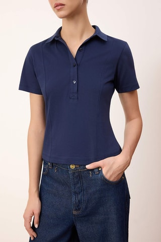 Top - Azul-marinho