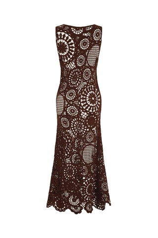 Vestido de praia - Castanho-escuro