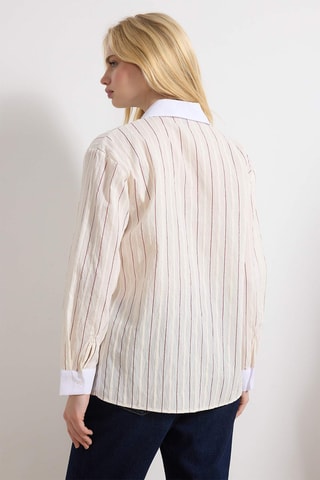 Camisa - Branco e multicor