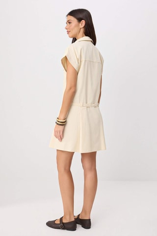 Robe chemise - Beige