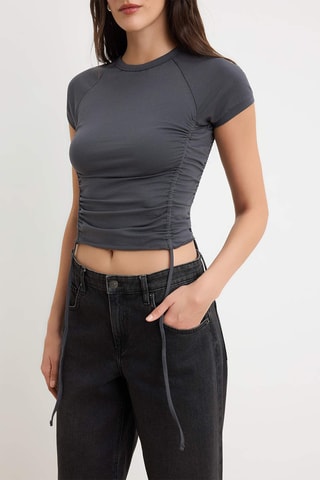 Crop top - Antracite