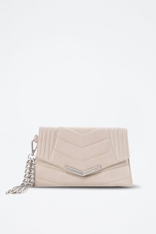 Pochette in pelle - Beige
