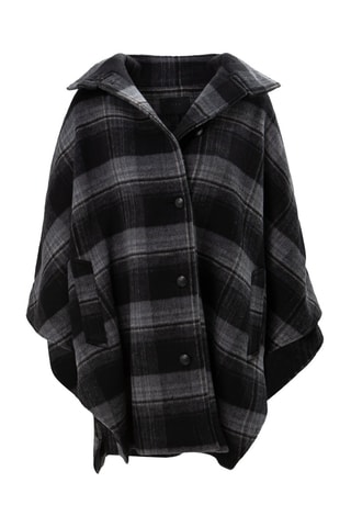 Mantella oversize - Nero