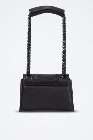 Borsa a spalla in pelle - Nero