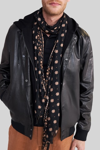 Foulard - Beige e nero