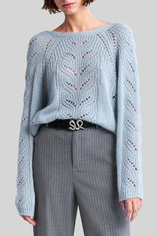 Cardigan double face - Blu