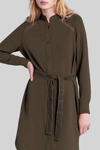 Abito a camicia - Verde