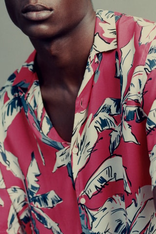 Camicia regular - Rosso