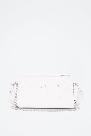 Borsa a tracolla in pelle d’agnello - Bianco