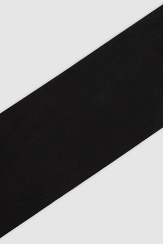 Cintura in pelle - Nero