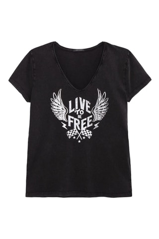 T-shirt loose - Noir