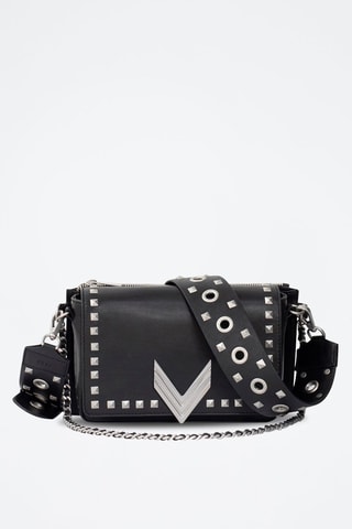 Borsa a mano in pelle - Nero