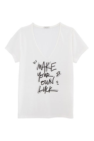 T-shirt - Bianco, grigio e nero