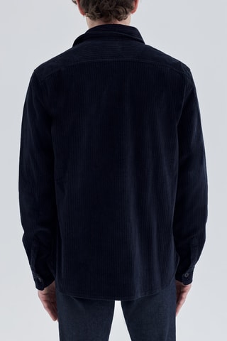 Sovracamicia regular - Blu
