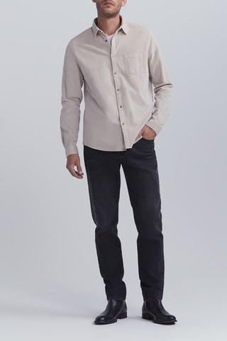 Camicia regular - Grigio