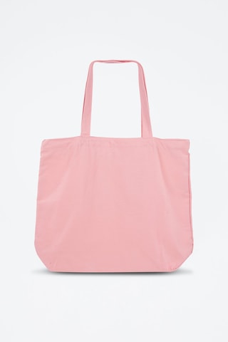 Totebag - Wit en roze