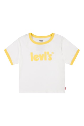 T-shirt - Wit, rood en geel