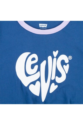 Geknoopt T-shirt - Wit, rood, blauw en paars