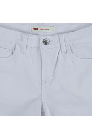 Short en jean - Blanc