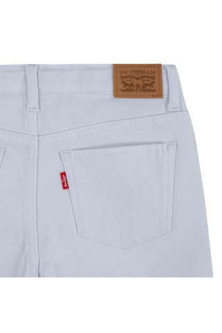 Short en jean - Blanc