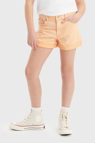 Short en jean - Orange