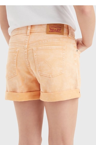 Short en jean - Orange