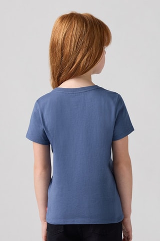 T-shirt - Wit en blauw