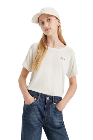 T-shirt - Wit en rood