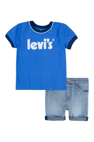 T-shirt en Short - Blauw