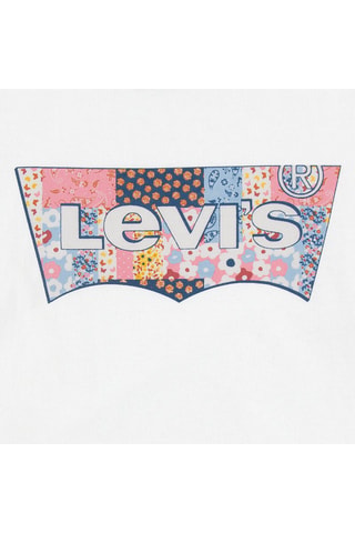 T-shirt - Wit, blauw en roze