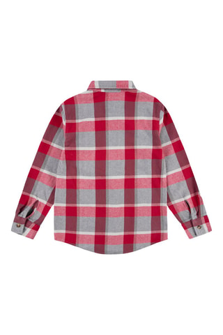Overhemd - Rood en grijs