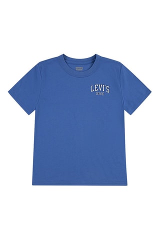 T-shirt - Wit en blauw